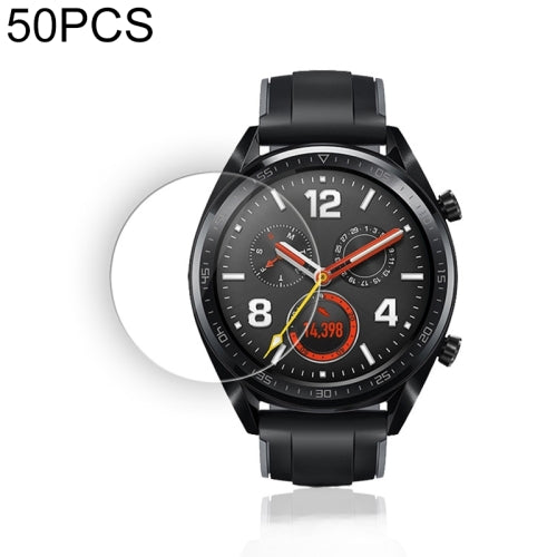 50 PCS For Huawei Watch GT 46mm 0.26mm 2.5D Tempered Glass Film