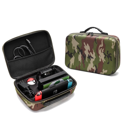 Portable EVA Storage Bag Suitcase Protective Box for Nintendo Switch(Camouflage)