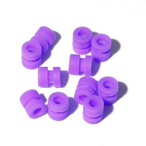 100 PCS iFlight M3 Damping Rubber Column Shock-absorbing Ball Shock Damping Ball for REVO Bee32 F4/F3 Flight Control Fly Tower FPV RC(Purple)