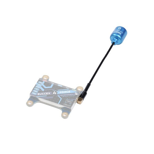 iFlight SIGMA 5.8G 500MHz 2dbi MMCX Image Transmission Antenna Left Hand for FPV Racing RC Drone Freestyle Toothpick Cinewhoop(Blue)