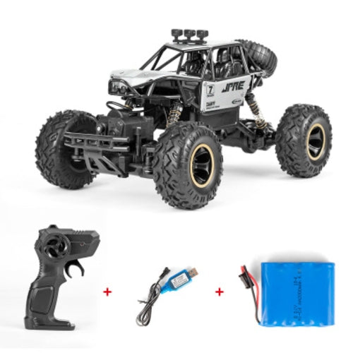 HD6241 1:16 Mountain-climbing Bigfoot Four-wheel Children Remote-controlled Off-road Vehicle Toy(Silver)