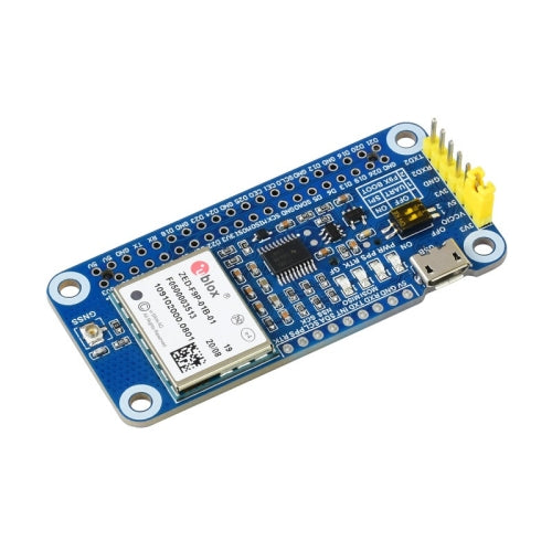 Waveshare ZED-F9P GPS-RTK HAT Centimeter Level Accuracy Multi-Band RTK Differential GPS Module for Raspberry Pi