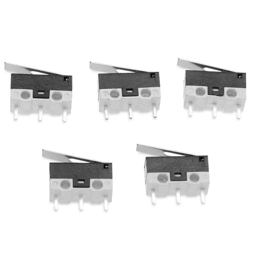 5 PCS 3D Printer Mechanical Limit Switch with Push Button