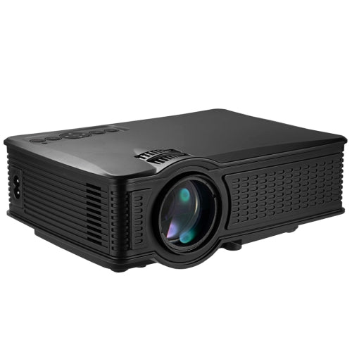 LY-50 1800 Lumens 1280x800 Home Theater LED Projector with Remote Control, Support AV & USB & VGA & HDMI(Black)