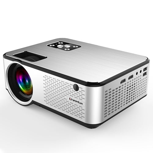 Cheerlux C9 2800 Lumens 1280x720 720P HD Android Smart Projector, Support HDMI x 2 / USB x 2 / VGA / AV(Black)