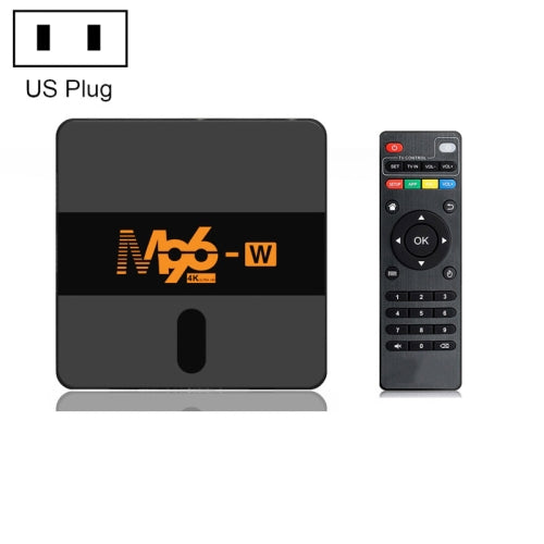 M96-W 4K Smart TV BOX Android 7.1 Media Player wtih Remote Control, Quad-core Amlogic S905W, RAM: 1GB, ROM: 8GB, WiFi, US Plug