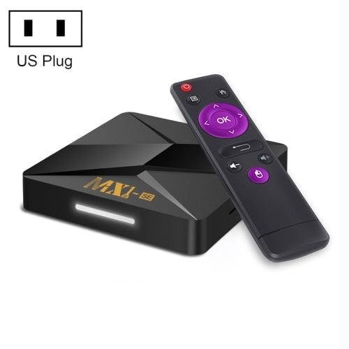 MX1-SE 4K Smart TV BOX Android 9.0 Media Player wtih Remote Control, RK3228A Quad-core Cortex-A7, RAM: 2GB, ROM: 16GB, WiFi, US Plug