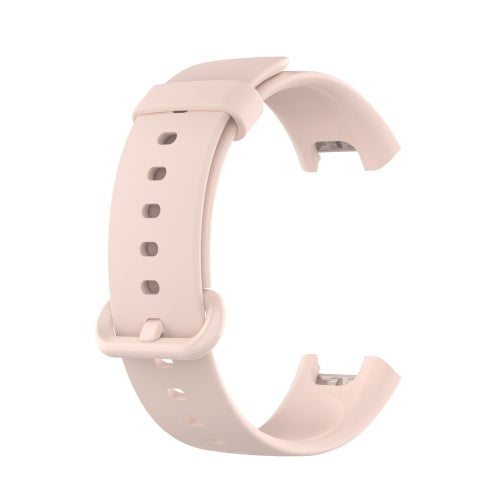 For Xiaomi Mi Watch Lite / Redmi Watch Silicone Replacement Strap Watchband, Size: One Size(Light Pink)