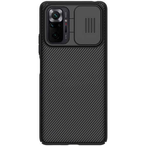 For Xiaomi Redmi Note 10 Pro / 10 Pro Max NILLKIN Black Mirror Series PC Camshield Full Coverage Dust-proof Scratch Resistant Case(Black)