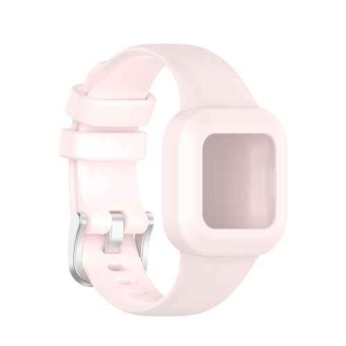 For Garmin Vivofit JR3 Silicone Pure Color Replacement Watchband(Pink)