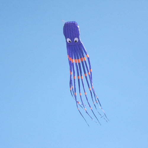 8m Soft Octopus Kite Outdoor Sports Flying Toy for Children(Purple)