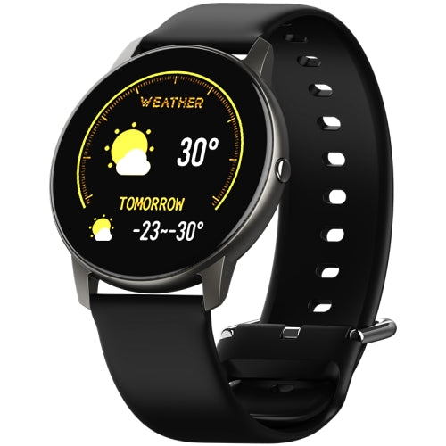 KIVEE KV-LW02 Large Curved Screen IP68 Waterproof Smart Watch, Support Sleep Monitoring / Heart Rate Monitoring / Blood Oxygen Monitoring(Black)