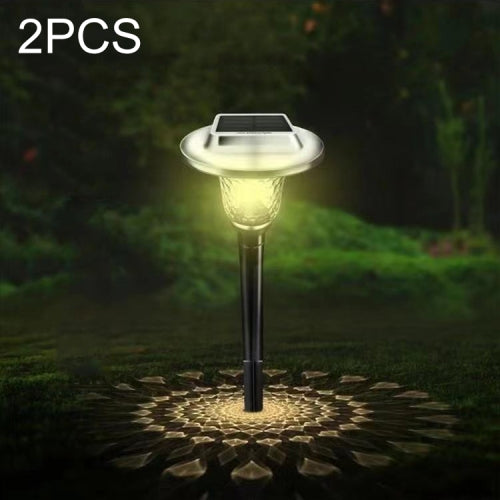 2 PCS Solar IP65 Waterproof Lawn Light LED Outdoor Garden Decoration Landscape Light