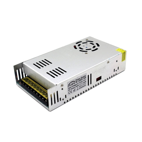 S-480-48 DC48V 10A 480W Light Bar Regulated Switching Power Supply LED Transformer, Size: 215 x 115 x 50mm