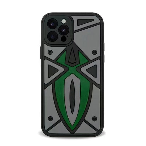 Camouflage Spider Series All-inclusive Precise Hole Shockproof Case For iPhone 12 Pro Max(Army Green)