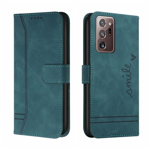 For Samsung Galaxy Note20 Ultra Retro Skin Feel Horizontal Flip Soft TPU + PU Leather Case with Holder & Card Slots & Photo Frame(Army Green)