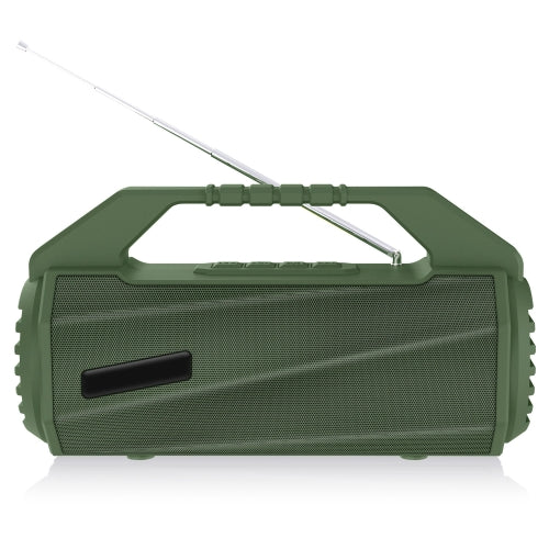NewRixing NR-4025FM Outdoor Splash-proof Water Portable Bluetooth Speaker, Support Hands-free Call / TF Card / FM / U Disk(Green)