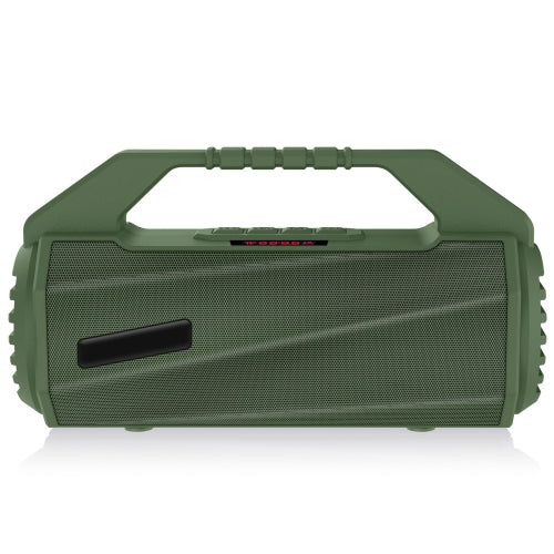 NewRixing NR-4025P with Screen Outdoor Splash-proof Water Portable Bluetooth Speaker, Support Hands-free Call / TF Card / FM / U Disk(Green)