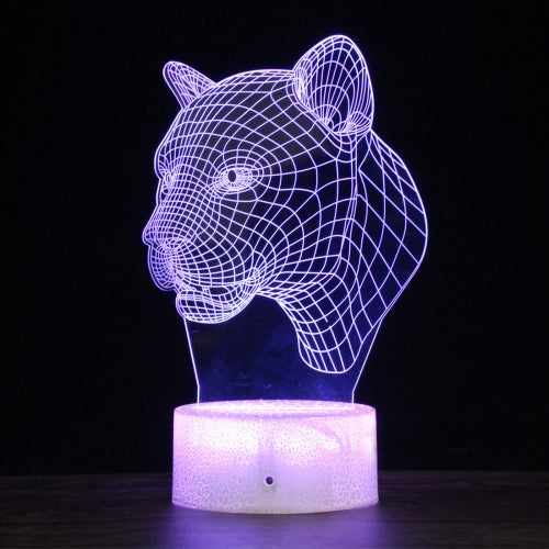 DW09 Crack Base Creative 3D Colorful LED Decorative Night Light, Touch Version