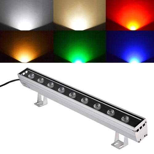 18W LED Embedded Buried Lamp IP65 Waterproof Rectangular Landscape Platform Stair Step Lamp(Yellow Light)