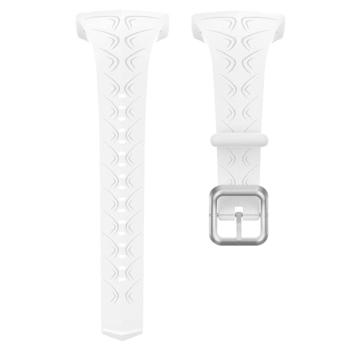 For POLAR Polar FT60 Women's Silicone Watch Strap(White)