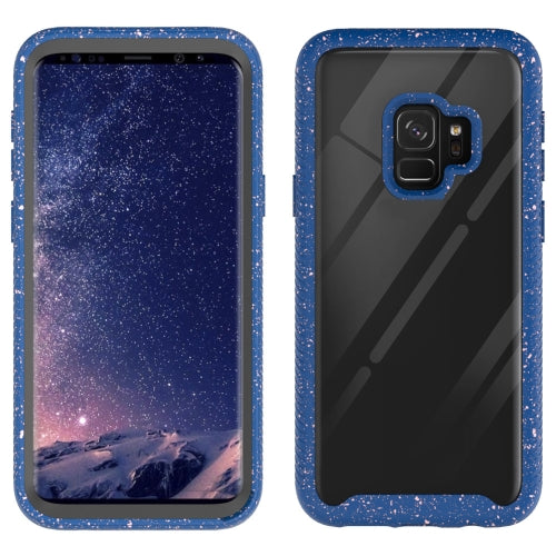 For Galaxy S9 Shockproof Starry Sky PC + TPU Protective Case(Blue)