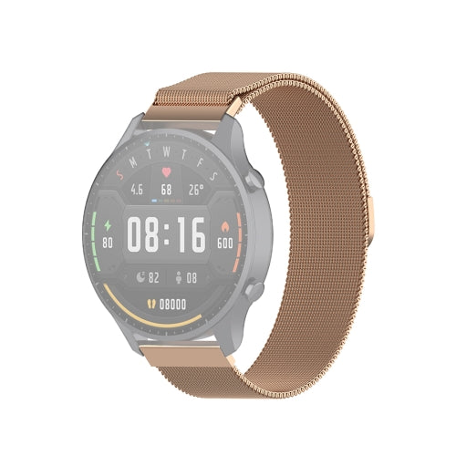 For Xiaomi Watch Color 22mm Milan Wrist Strap Watchband(Rose Gold)