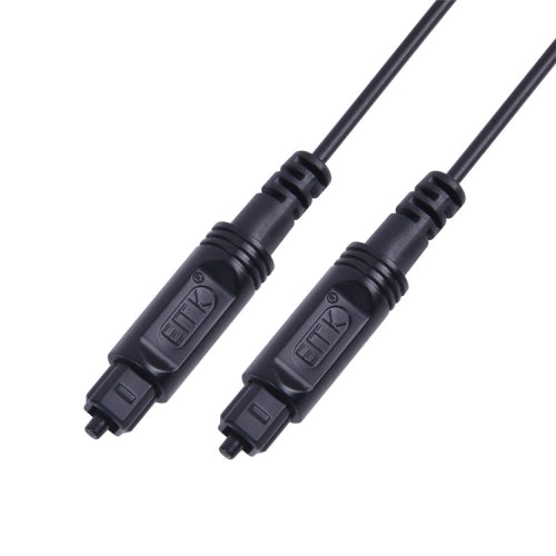 10m EMK OD2.2mm Digital Audio Optical Fiber Cable Plastic Speaker Balance Cable(Black)