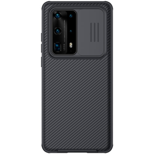 For Huawei P40 Pro+ NILLKIN Black Mirror Pro Series Camshield Full Coverage Dust-proof Scratch Resistant Case(Black)