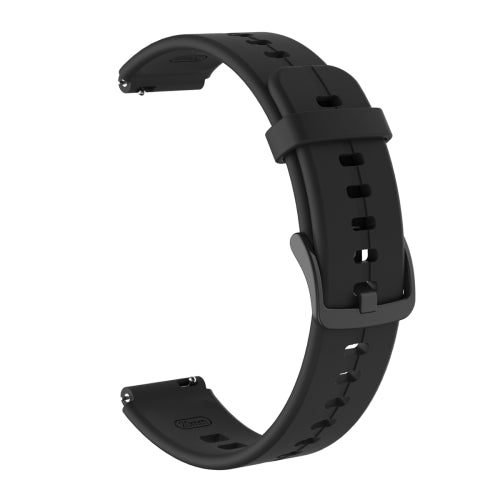 For Huawei TalkBand B6 Silicone Replacement Strap Watchband(Black)