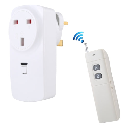 AK-DL220 220V Smart Wireless Remote Control Socket with Remote Control, Plug Type:UK Plug