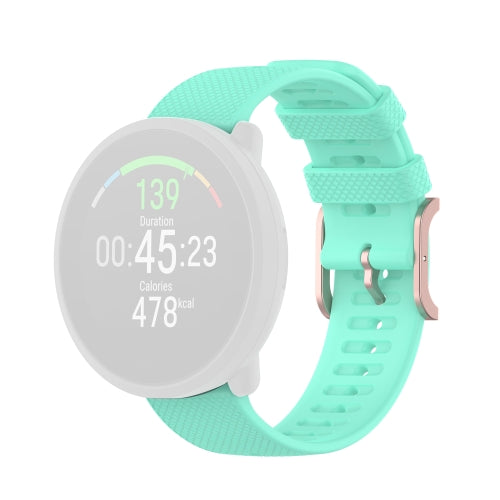 For POLAR Polar Dot Textured Silicone Strap, Size: Free Size(Teal)