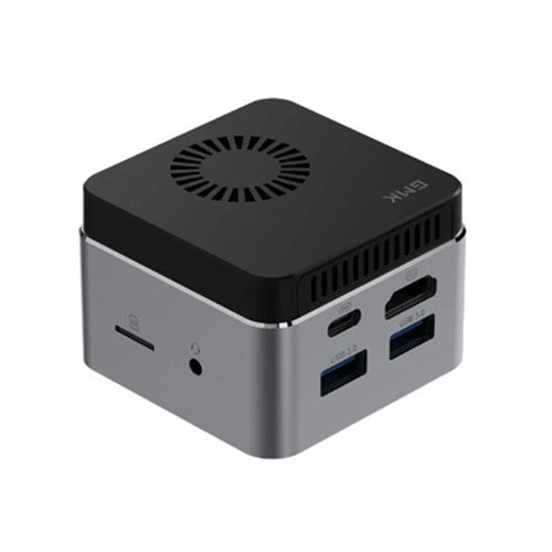 GMK NucBox Windows 10 System Mini PC, Intel Celeron J4125 Quad Core 64bit 14nm 2GHz-2.7GHz, Support WiFi & Bluetooth & RJ45, 8GB+256GB, US Plug