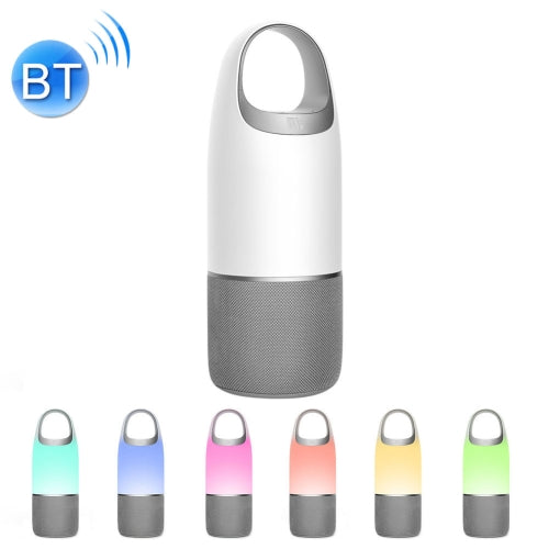 NILLKIN MC3 PRO Portable Wireless Bluetooth V4.2 Bottle Speaker with 3600mAh Power Bank & Colorful LED Light