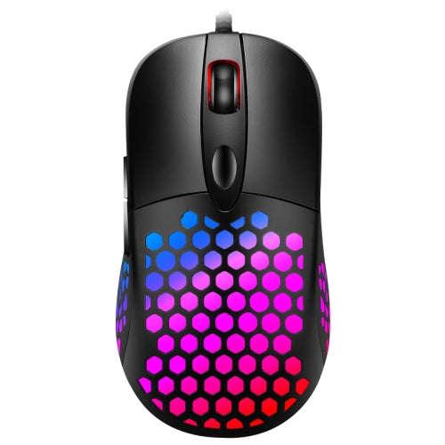 LEAVEN S60 USB Wired Computer Office RGB Lighting Gaming Mouse