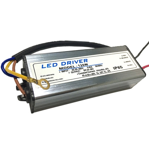 120W LED Driver Adapter AC 85-265V to DC 24-38V IP65 Waterproof