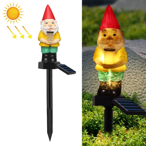 Simulated Santa Claus Solar Powered Outdoor IP55 Waterproof LED Decorative Lawn Lamp, Warm Light