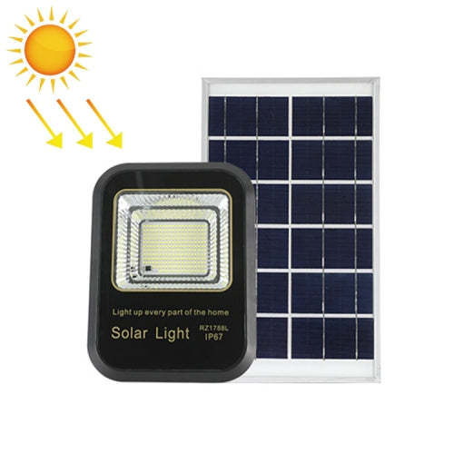 150W 234 LEDs Home Sensor Garden Light Outdoor Waterproof Solar Flood Light with Remote Control (Black)