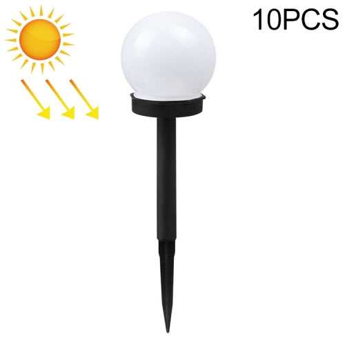 10 PCS Light-controlled Bulb-shaped Lawn Light Outdoor Garden Light LED Solar Light