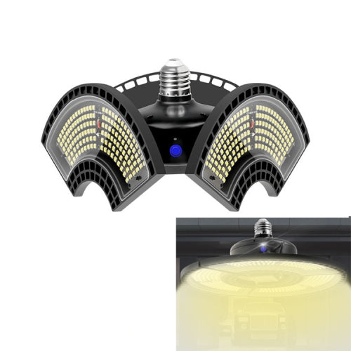 60W 3000K Warm White Light Waterproof Deformable Folding Garage Light LED UFO Mining Lamp, Wide Pressure Version