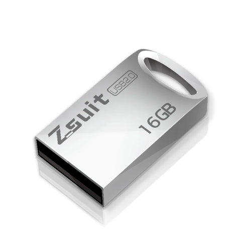 Zsuit 16GB USB 2.0 Mini Metal Ring Shape USB Flash Disk