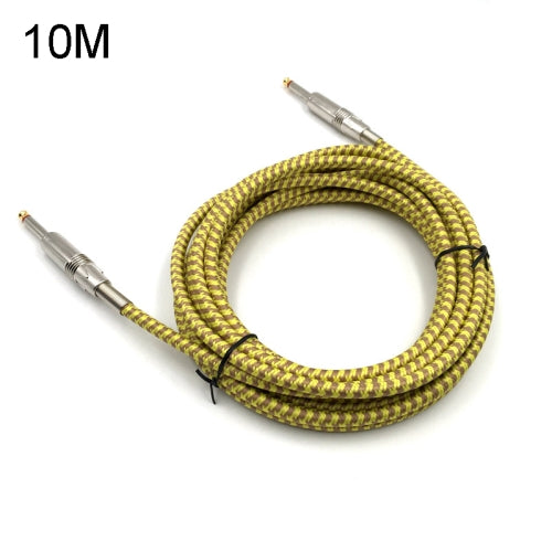 Wooden Guitar Bass Connection Cable Noise Reduction Braid Audio Cable, Cable Length: 10m