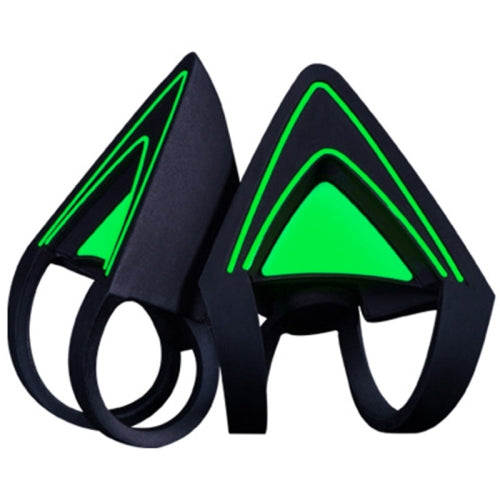 Razer Gaming Headsets Cat Ear Accessories for Razer Kraken Headphone (Green)