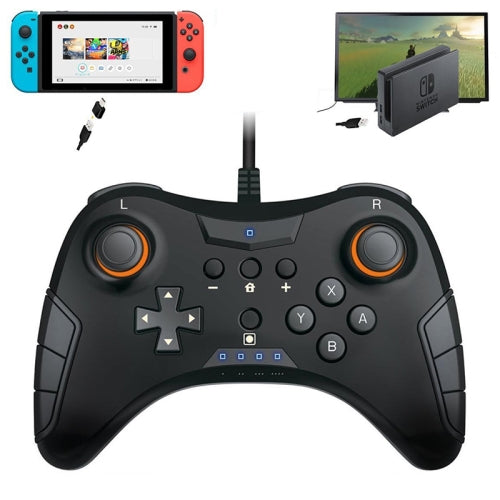 TNS-901 2 In 1 Wired Game Handle Controller for Nintendo Switch Pro