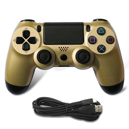 For PS4 Wired Game Controller Gamepad(Gold)