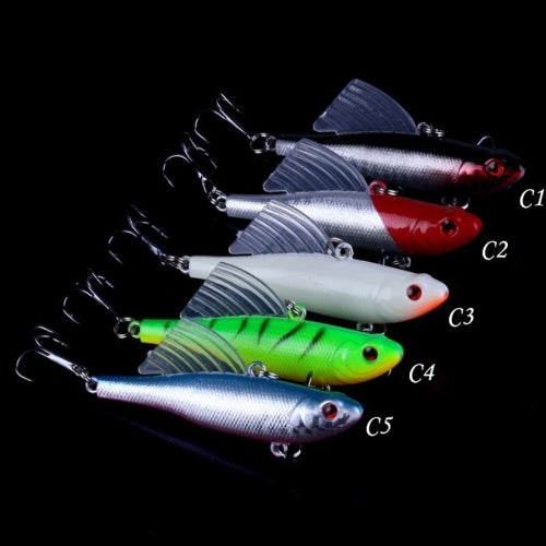 HENGJIA Fast-sinking Fishing Lures Bait 6.5cm/17.2g Wings VIB Pencil Lures Kit