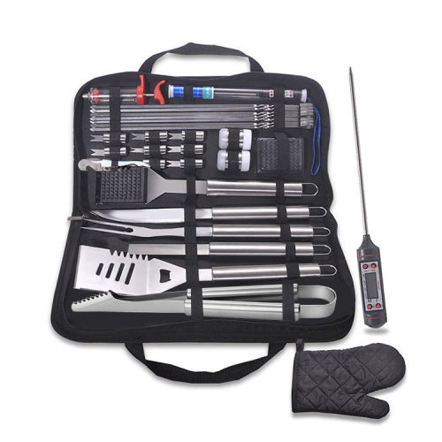 30 in 1 Outdoor Tableware Set Camping Barbecue Tableware Picnic Tool Set