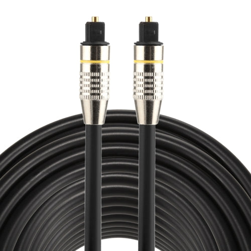 30m OD6.0mm Nickel Plated Metal Head Toslink Male to Male Digital Optical Audio Cable