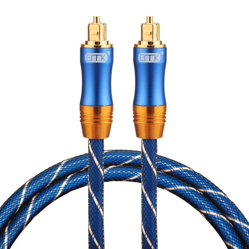 EMK LSYJ-A010 1m OD6.0mm Gold Plated Metal Head Toslink Male to Male Digital Optical Audio Cable