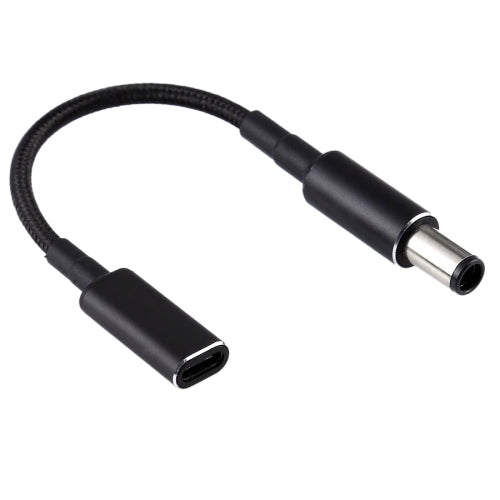 PD 100W 18.5-20V 7.4 x 0.6mm to USB-C / Type-C Adapter Nylon Braid Cable for HP